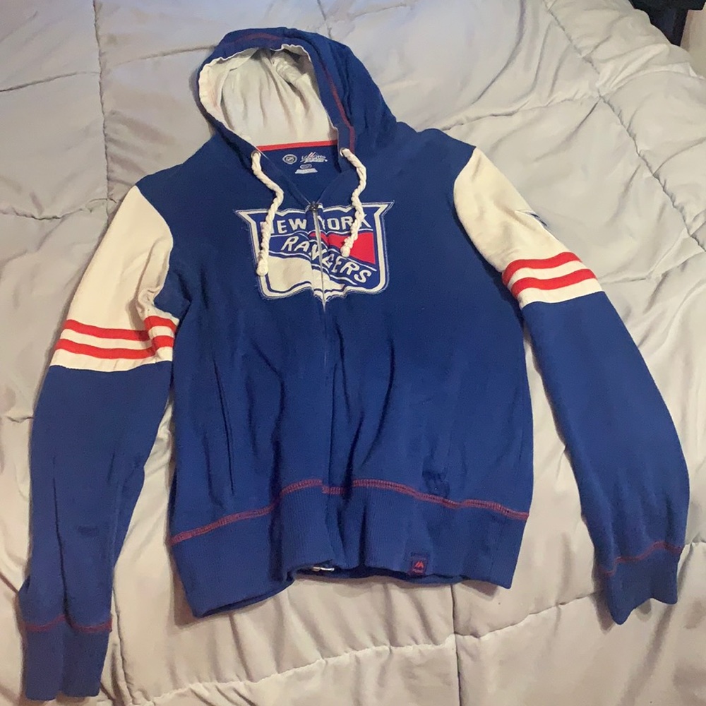 New York Rangers zip up sweatshirt